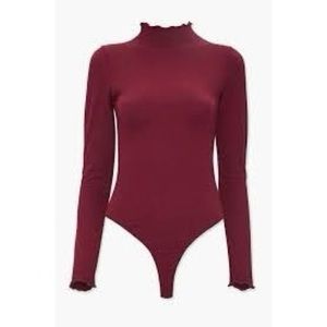 Burgundy Bodysuit